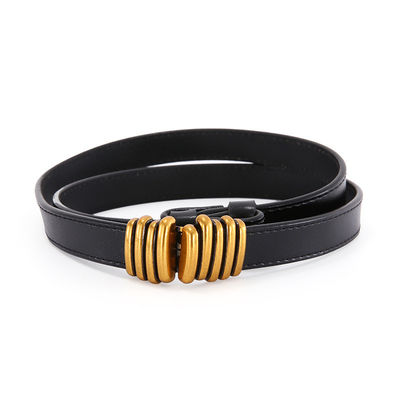 kwaliteit Manier Buitensporige Riemen voor Dameslegering Pin Thin Gold Belt Custom 1.8cm fabriek